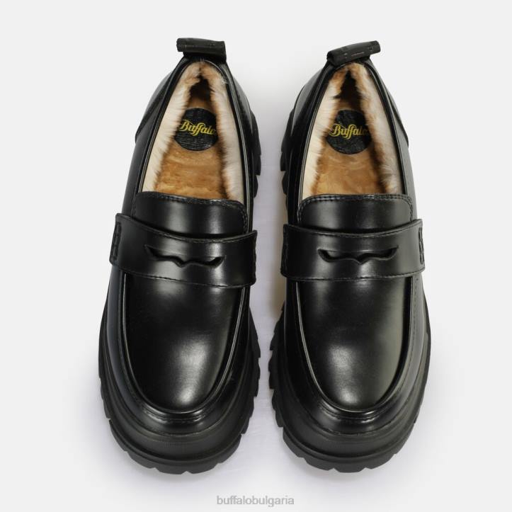 aspha loafer топли loafer веган DRV709 черен Buffalo | мокасини