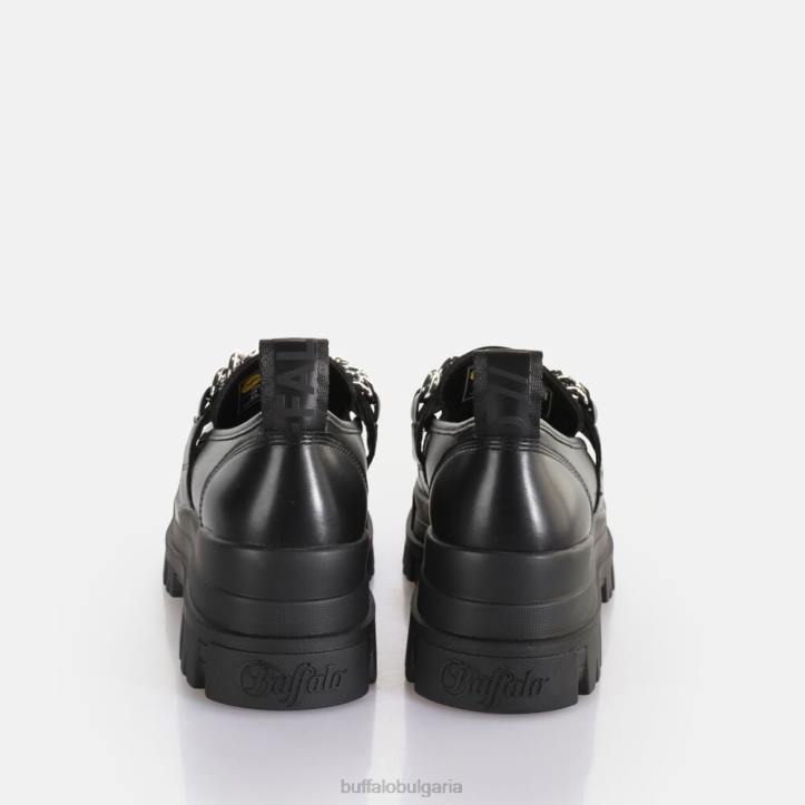 aspha loafer tc loafer vegan DRV427 черно/сребристо Buffalo | мокасини