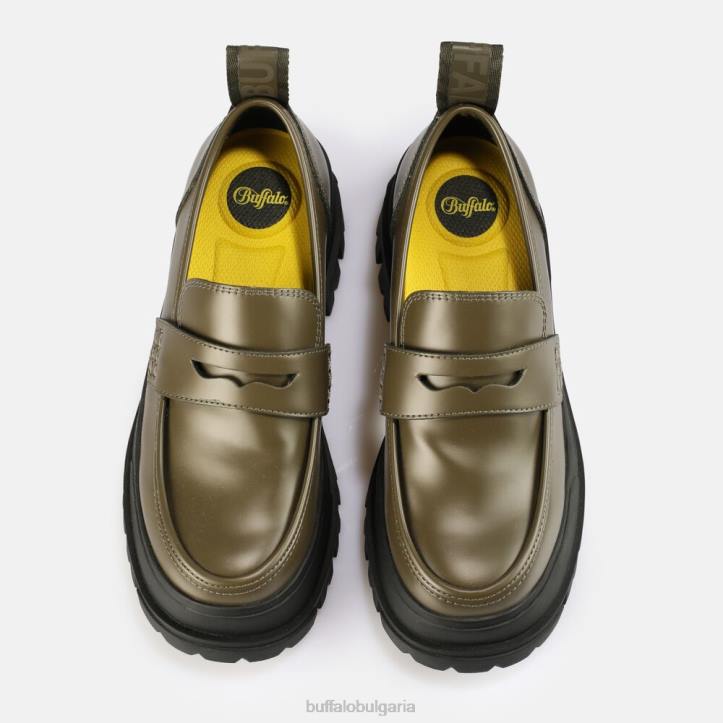 aspha loafer vegan DRV241 каки Buffalo | мокасини