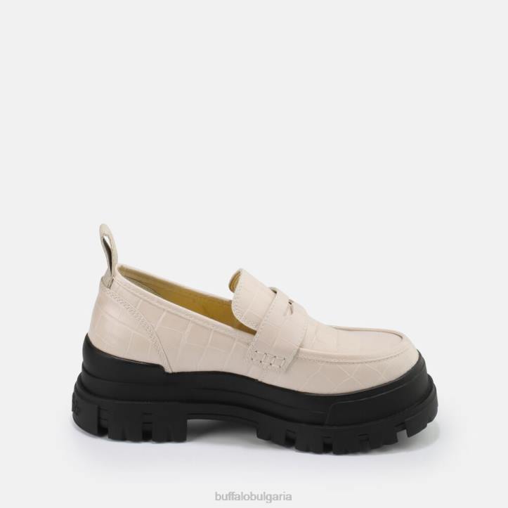 aspha loafer vegan DRV623 крем Buffalo | мокасини