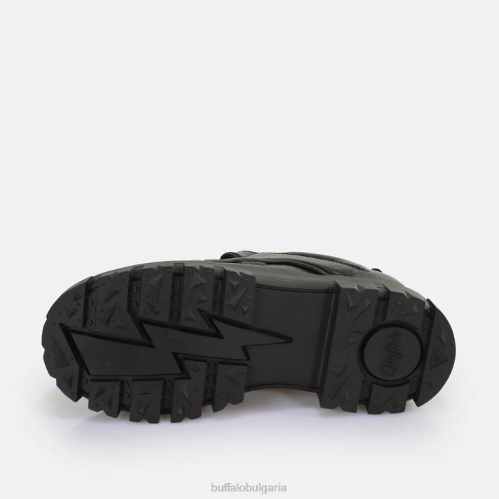 aspha nc lace lo loafer vegan DRV644 черен Buffalo | мокасини