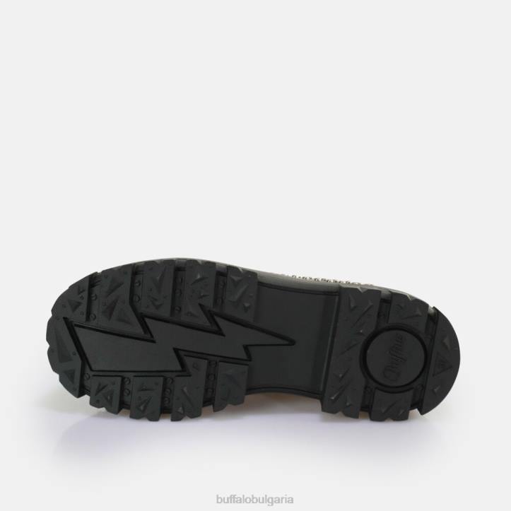aspha pin lo loafer vegan DRV531 черен Buffalo | мокасини