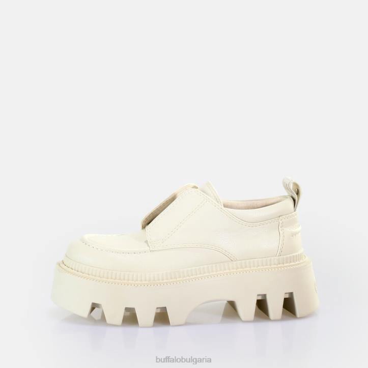 flora laceup lo loafer vegan DRV811 сметана Buffalo | мокасини