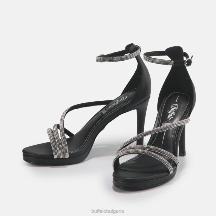 serena shine sandal vegan DRV625 черен Buffalo |сандали