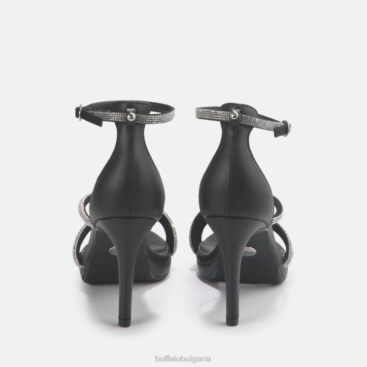 serena shine sandal vegan DRV625 черен Buffalo |сандали