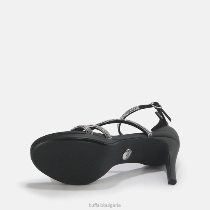 serena shine sandal vegan DRV625 черен Buffalo |сандали