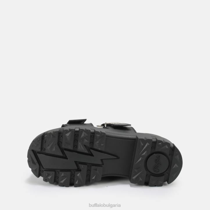aspha loop сандали на платформа веган DRV886 черен Buffalo |слайдове