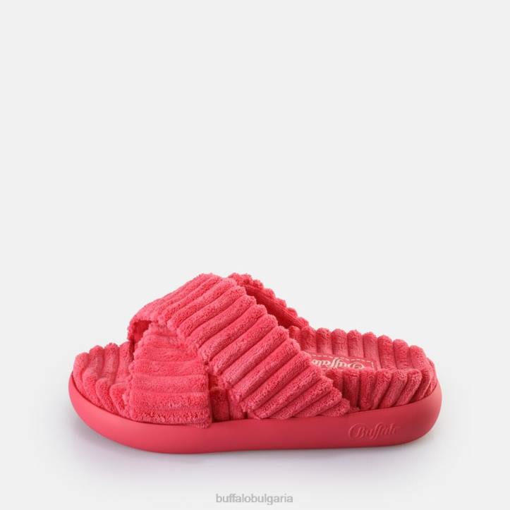 rey cross platform slide vegan DRV162 горещо розово Buffalo |слайдове