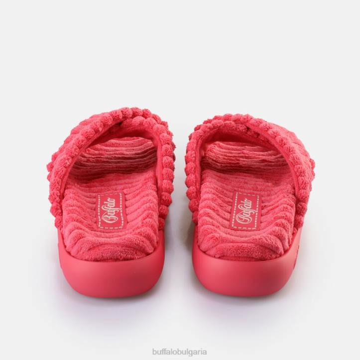 rey cross platform slide vegan DRV162 горещо розово Buffalo |слайдове