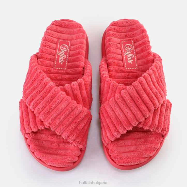 rey cross platform slide vegan DRV162 горещо розово Buffalo |слайдове