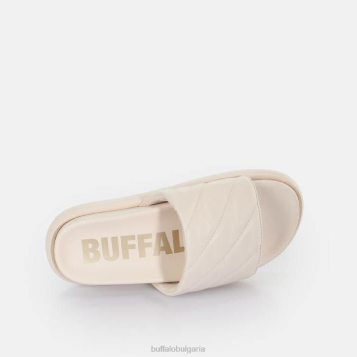 rey quilt 2 platform slide vegan DRV461 сметана Buffalo |слайдове