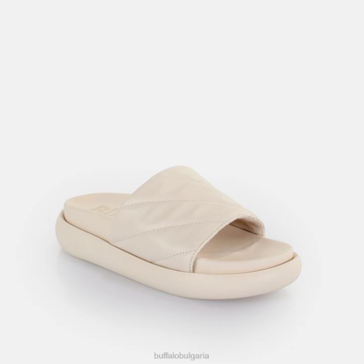 rey quilt 2 platform slide vegan DRV461 сметана Buffalo |слайдове